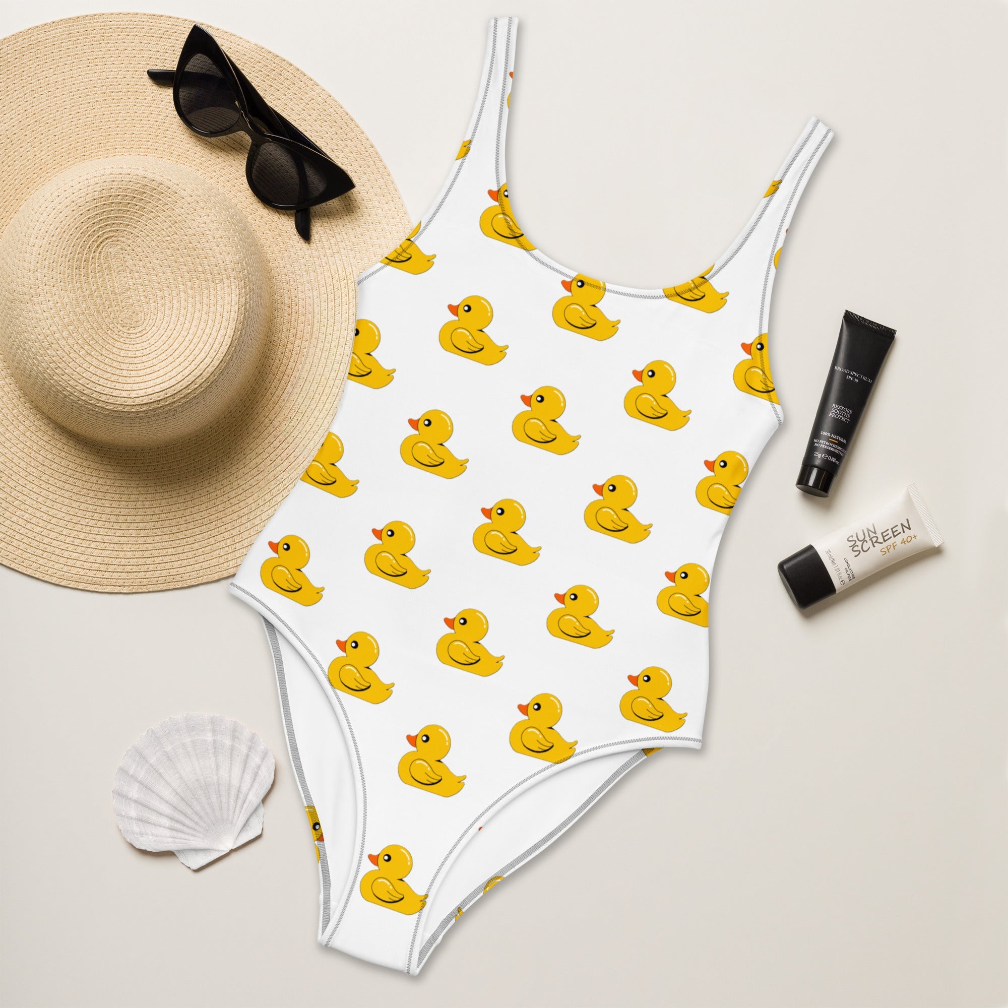 DUCKY | WOMENS SWIMSUIT - UZVELC_KREKLU - CUT - SEW - 