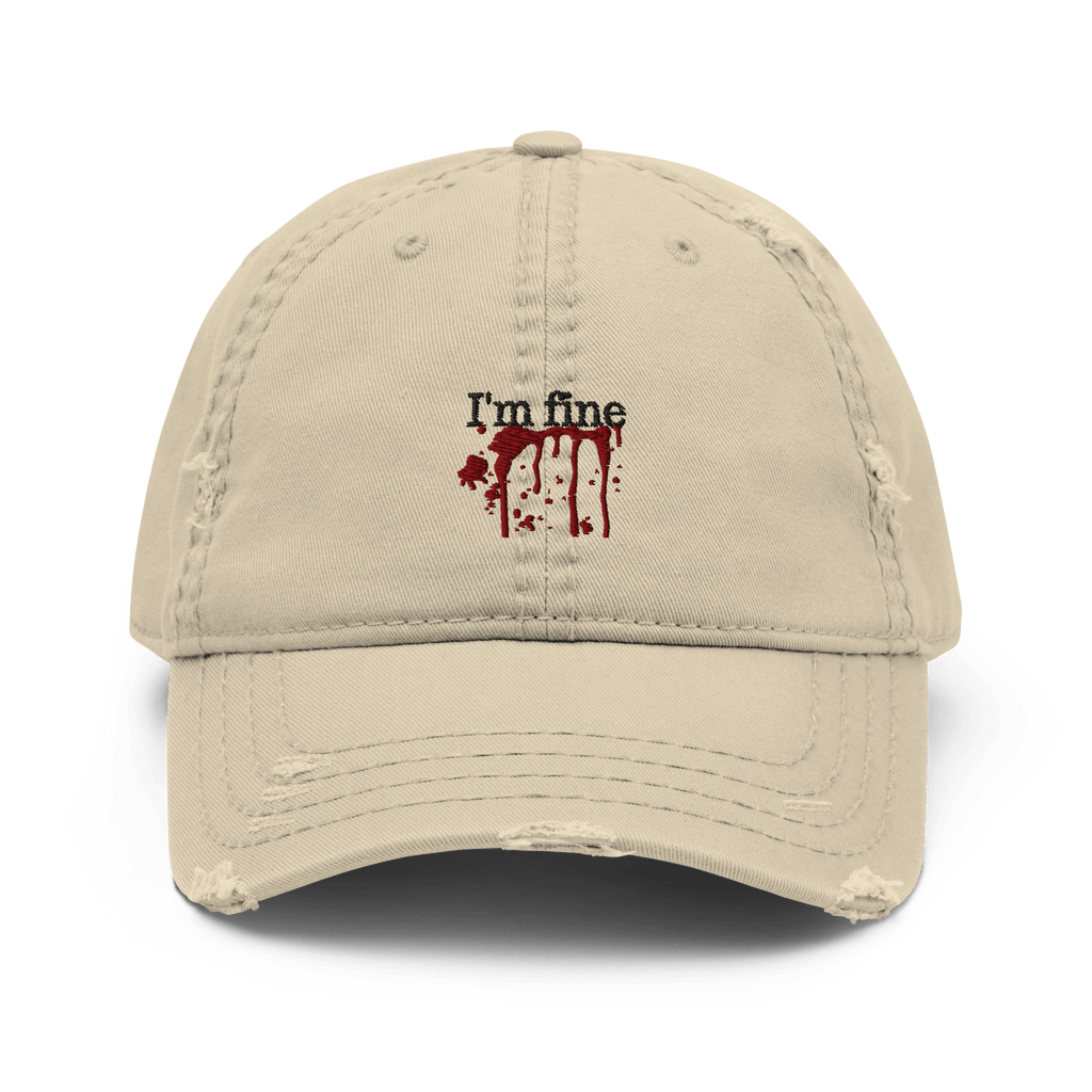 I'M FINE | HAT - UZVELC_KREKLU - EMBROIDERY - 
