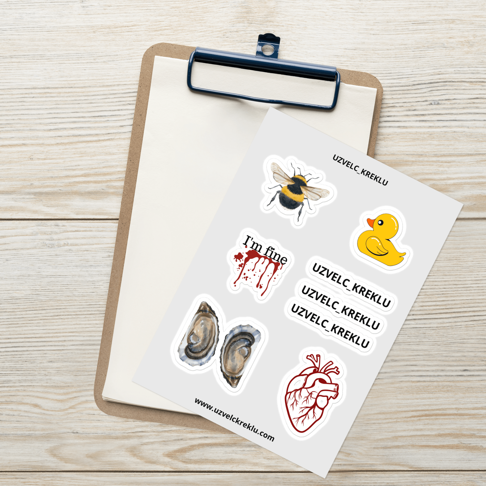 UZVELC_KREKLU | STICKER SET - UZVELC_KREKLU - STICKER - 