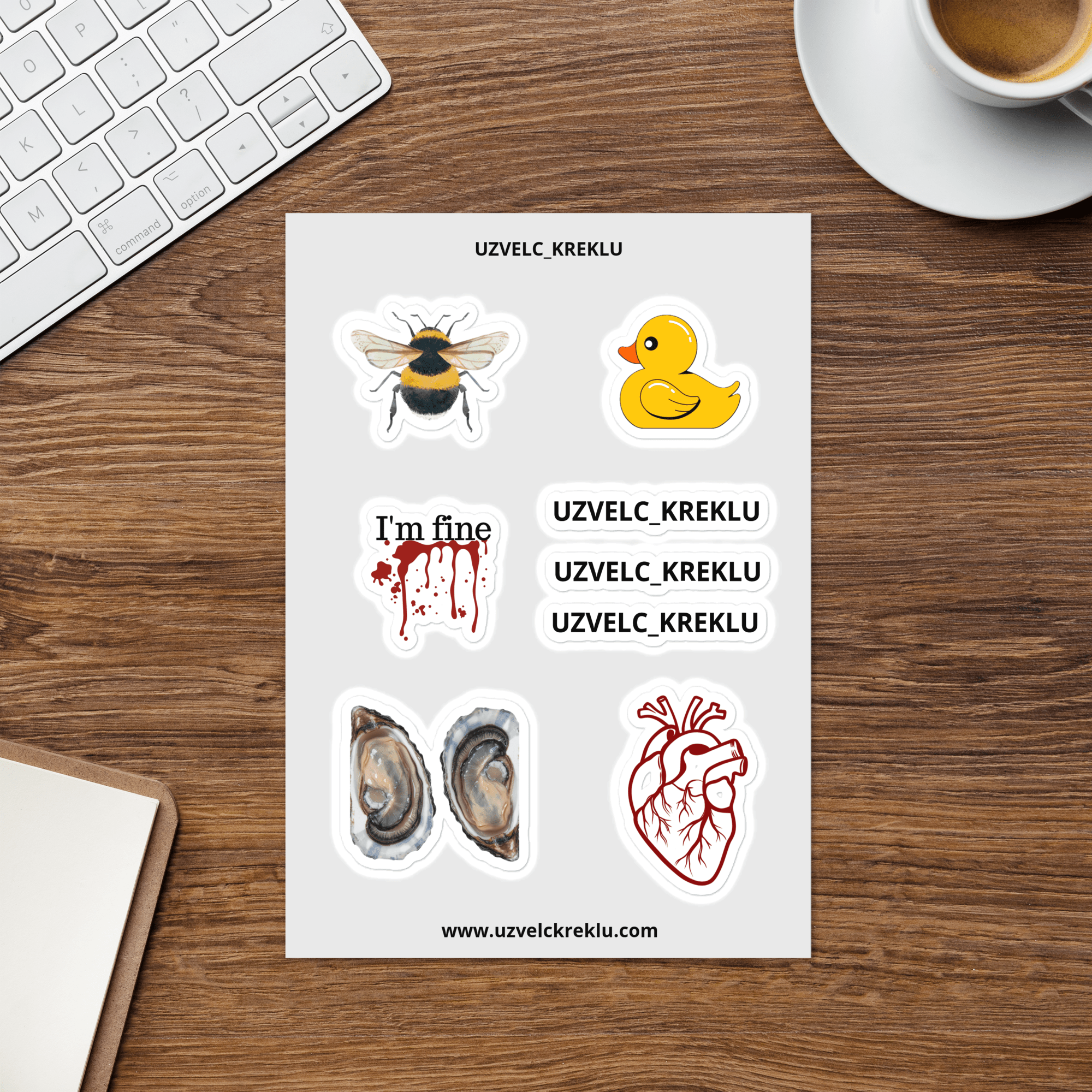 UZVELC_KREKLU | STICKER SET - UZVELC_KREKLU - STICKER - 